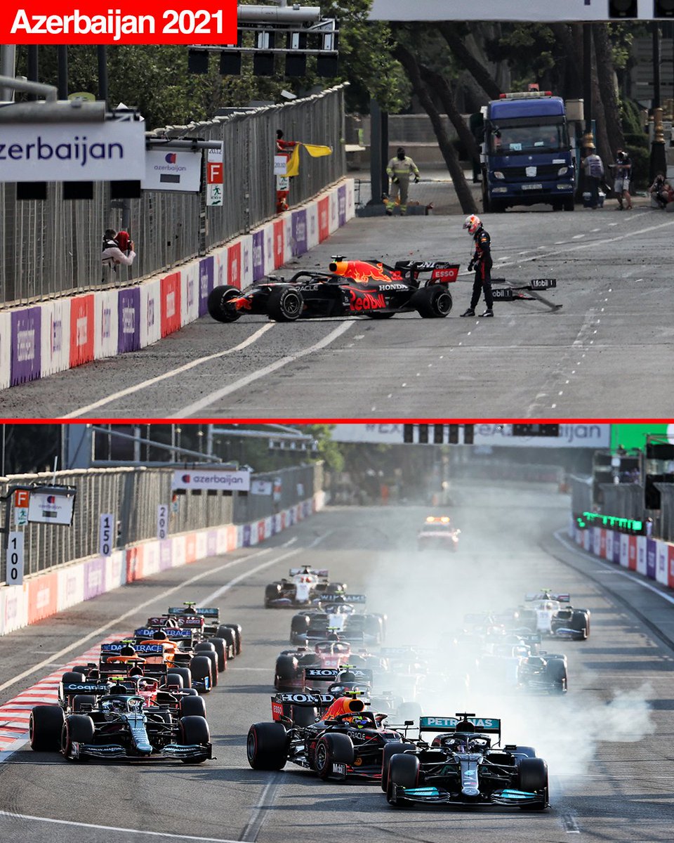 wearetherace's tweet photo. Baku 2021. Chaos? Chaos. https://t.co/LYRC4I00FJ