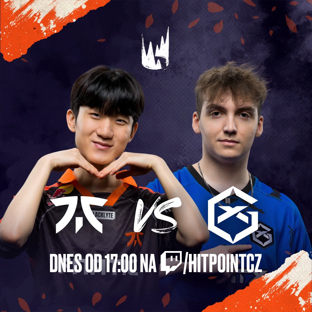 🔥 PLAYOFFS LEC Summer 2025 🔥

Dnes od 17:00 nás čeká BO5 mezi Fnatic a GIANTX! 💥

Kdo si zajistí cestu dál v turnaji?

📺 Sleduj živě na: twitch.tv/hitpointcz