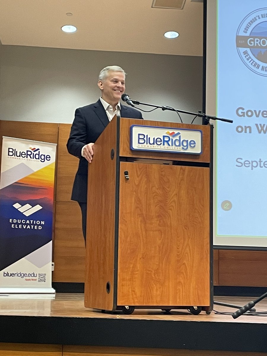 You can’t say that <a href="/NC_Governor/">Governor Josh Stein</a> has forgotten about WNC.   Here at <a href="/BlueRidgeCC/">Blue Ridge Community College</a> with his advisory council.