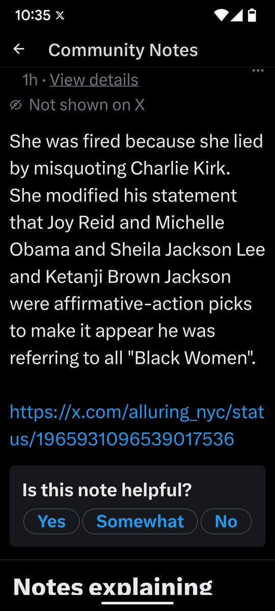 Blissy (@wikkedblissy) on Twitter photo <a href="/WABJDC/">WABJ - Washington Association of Black Journalists</a> <a href="/KarenAttiah/">Karen Attiah</a> Community notes on this post say otherwise.
Do better. <a href="/WABJDC/">WABJ - Washington Association of Black Journalists</a> <a href="/KarenAttiah/">Karen Attiah</a> Community notes on this post say otherwise.
Do better.
