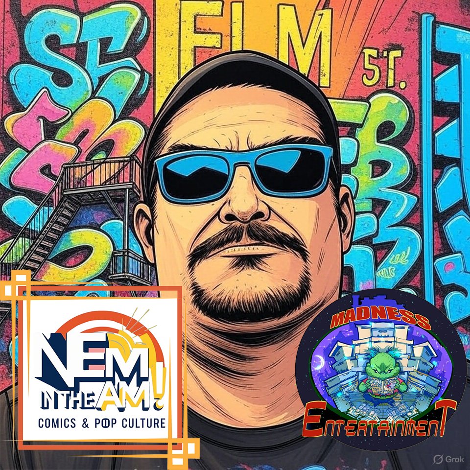 At the top of the hour it's NeM In The AM on Madness Entertainment Group pilled channel (link➡️pilled.net/foxhole/Madnes…) and on Roku. Today we're doing music, music, music, upcoming horror movies including a killer Bambie!?!?!?  Be there!!!