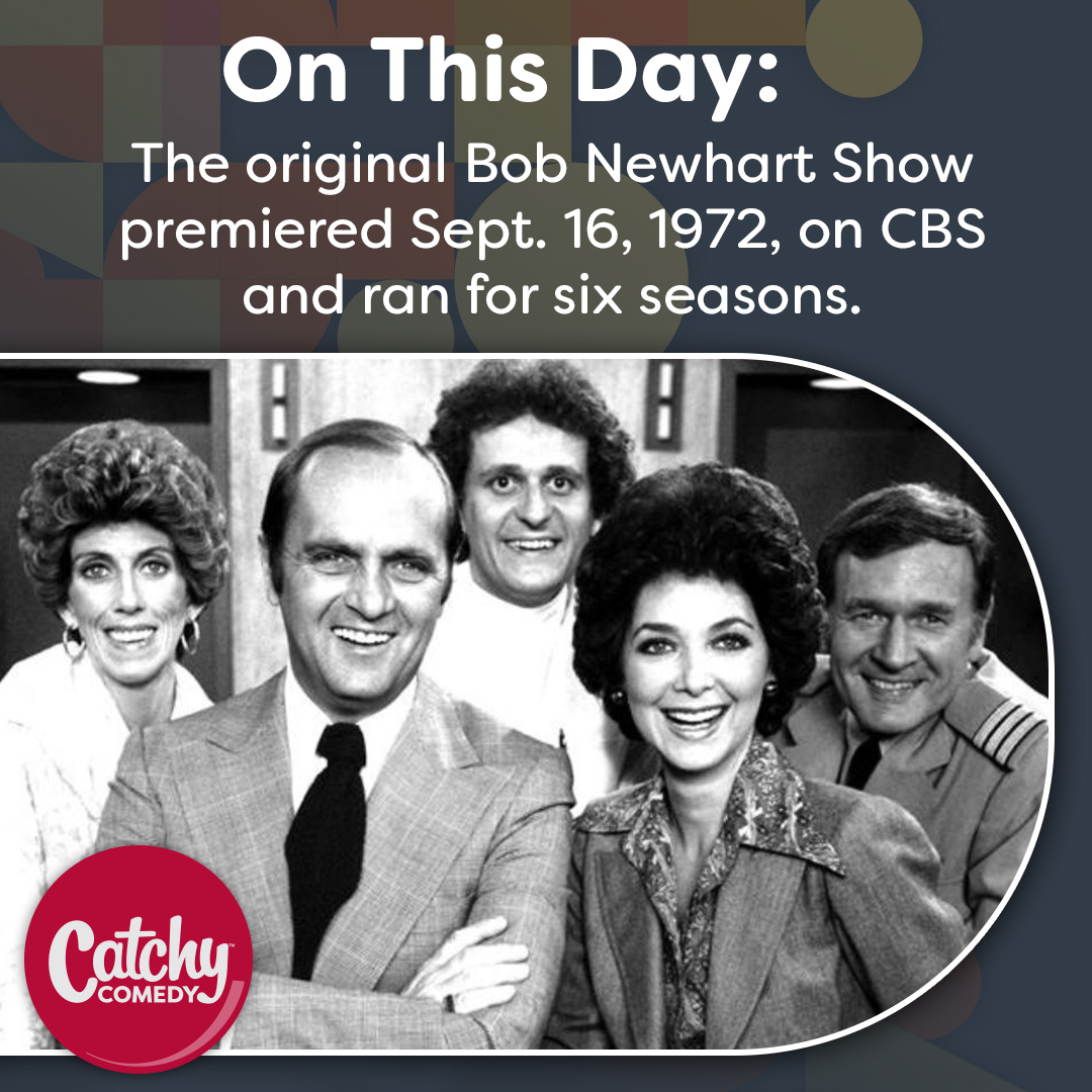 catchycomedyfun's tweet photo. "Hi, Bob!" π The original Bob Newhart Show premiered Sept. 16, 1972, on CBS. Who was your favorite character? π #catchycomedy #ClassicTV https://t.co/1bHYFQ7tj0
