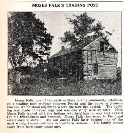 #hoosierjewishhistory
Moses Falk was born in Württemberg, Germany. In the late 1830s, after the completion of the Erie Canal, He established one of the oldest known Jewish-owned businesses in Indiana. He initially traded with Native Americans in Miami County.