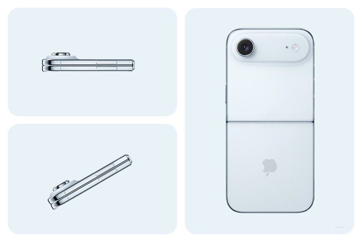 What say guys ? 

My friend sent me this randomly! 

Iphone Air —&gt; Apple Fold 🤪