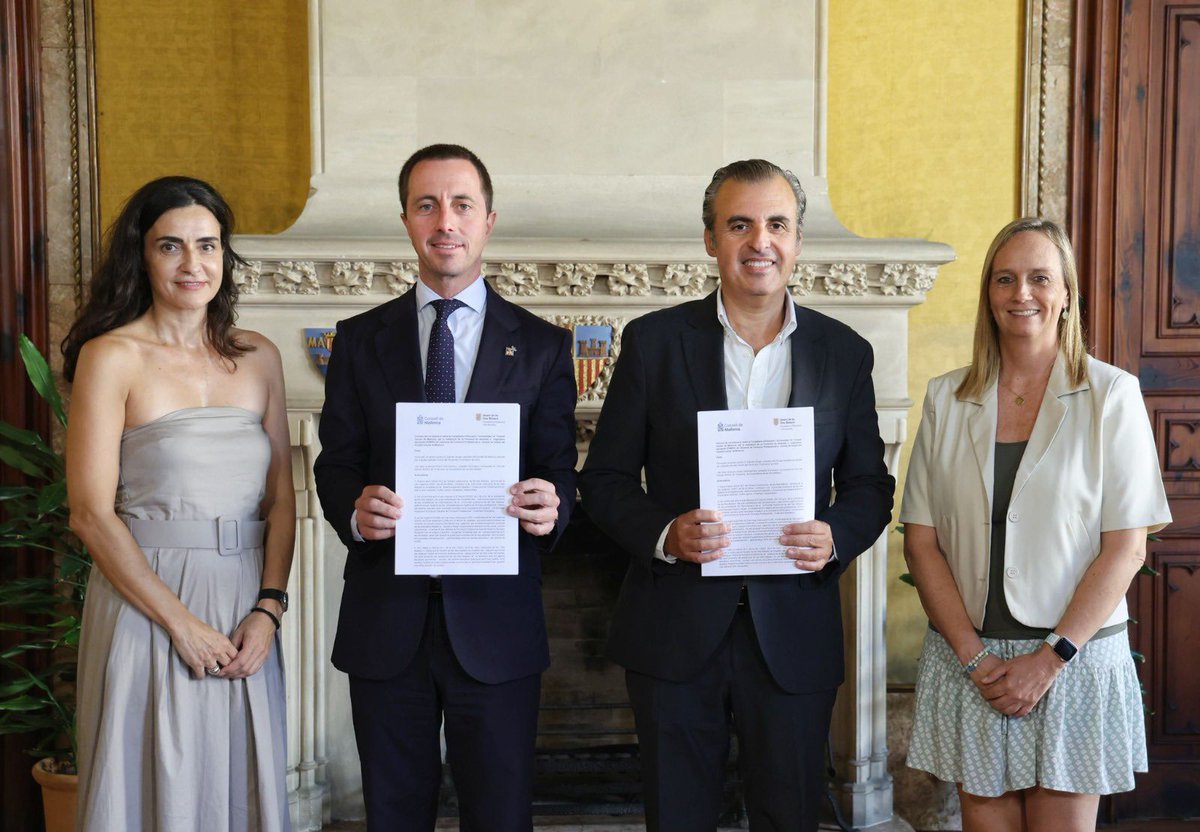 🔵<a href="/ConselldeMca/">Consell de Mallorca</a> i el Govern de les Illes Balears signen un conveni per impulsar les pràctiques d’estudiants de formació professional a la institució insular.

El president Galmés ha destacat que la iniciativa permet obrir les portes al talent jove.

➡bit.ly/ConveniFP
