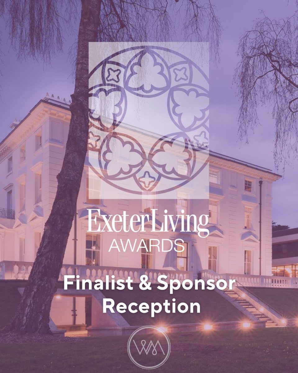 ExeterLivingAwd's tweet photo. 🥂 Finalists &amp; Sponsors Reception 🥂
We're kicking off Exeter Living Awards week in style at Winslade Manor!
Join us Fri 19 Sept, 6–8pm for drinks, canapés &amp; a toast from headline sponsor @nexusos 
RSVP now 👉 https://t.co/MSiBLKonc7 https://t.co/TkNt2XKGCA