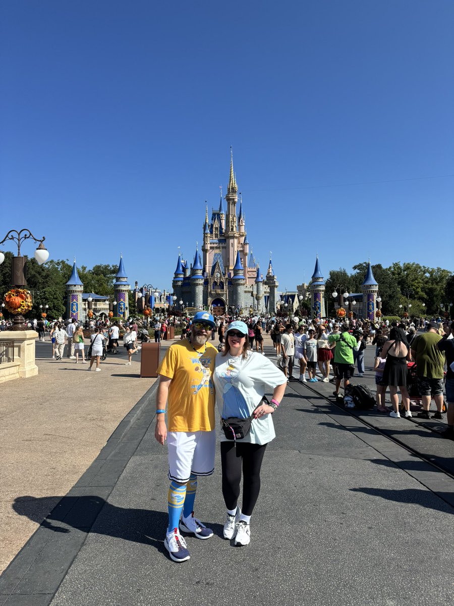 Repping my Chargers in the home our mouse overlord! #BoltUp #MagicKingdom #Disney #Disneyworld