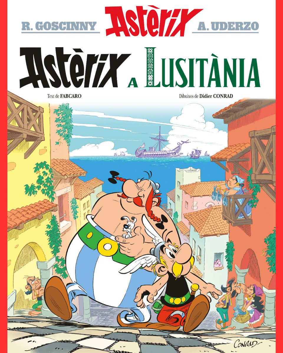 Coberta definitiva EN CATALÀ de l'àlbum que sortirà el pròxim 23 d'octubre <a href="/asterixofficiel/">@asterixofficiel</a>