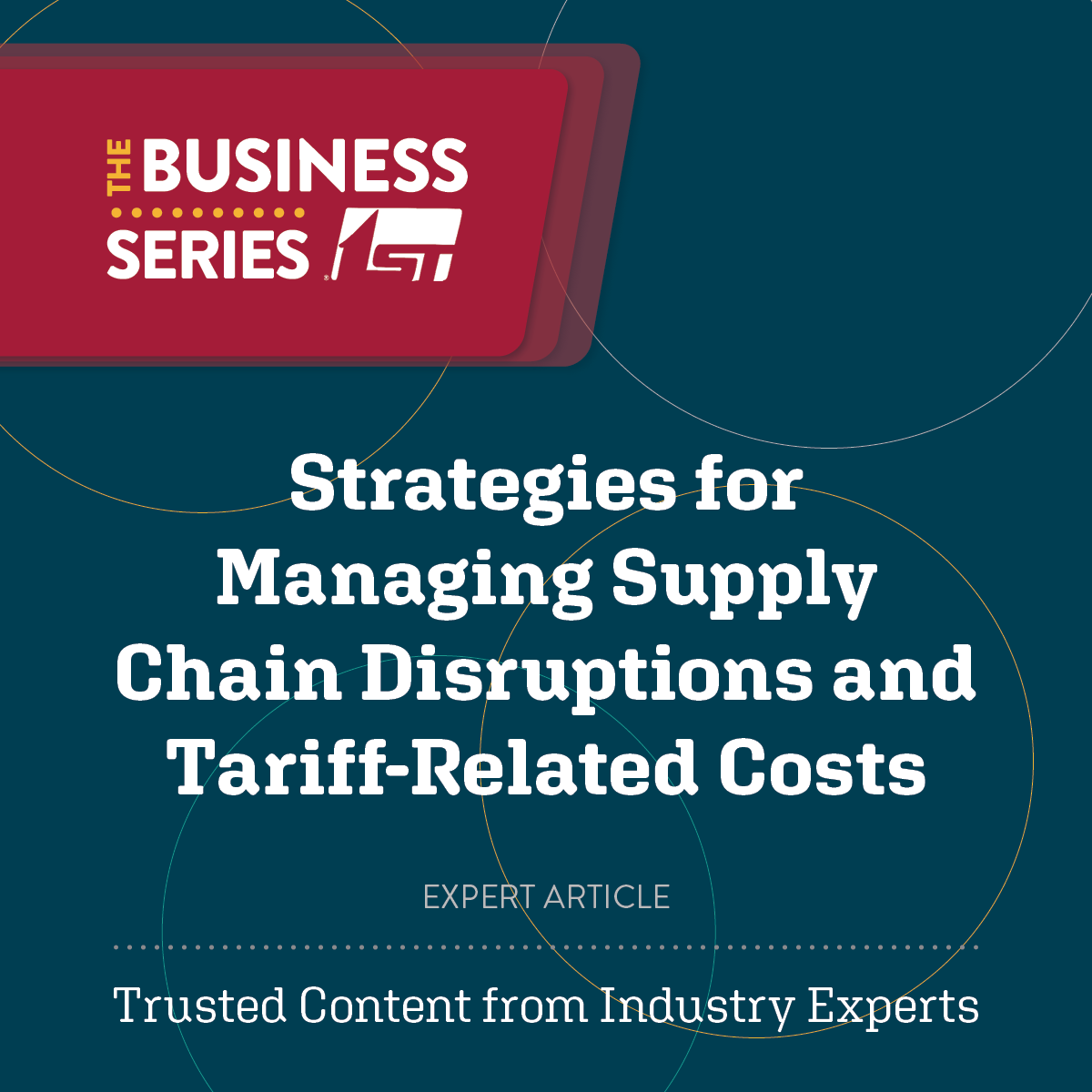 FCNB's tweet image. In our global economy, businesses depend on materials, products, and parts that come from many different countries. The supply chain works smoothly most of the time, but it can be shaken up by unexpected events. Tariffs are one such challenge.  Read the latest Business Series…