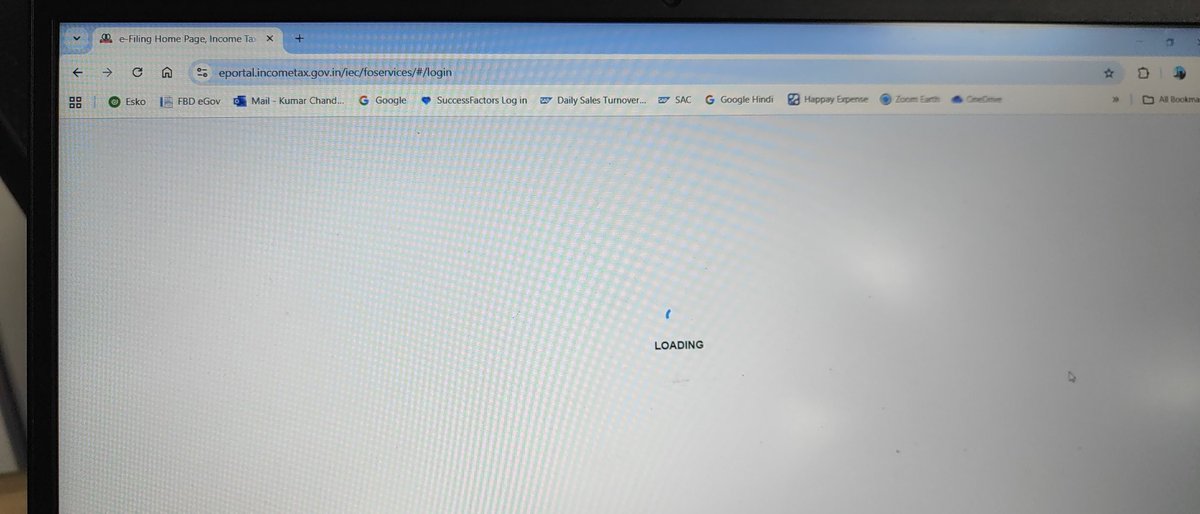 KumarUvach's tweet photo. @IncomeTaxIndia @nsitharamanoffc @officeofPCM @FinMinIndia @PIB_India @MIB_India Site is completely down https://t.co/33WsVnJwwy