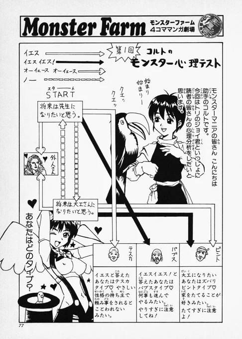 4コママンガ劇場で敬老の日🎌

■モンスターファーム

「テスカ(ホリィの先生)👴」
「パブス(コルトの先生)👴」
「ビント(大工さん)👴」 