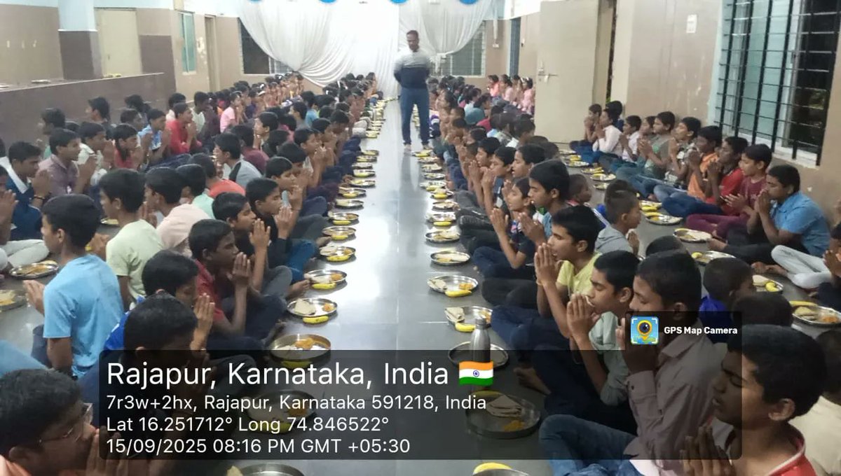 Dinner photos  #SocialAudit_SWDMeals #SocialWelfare_Karnataka
