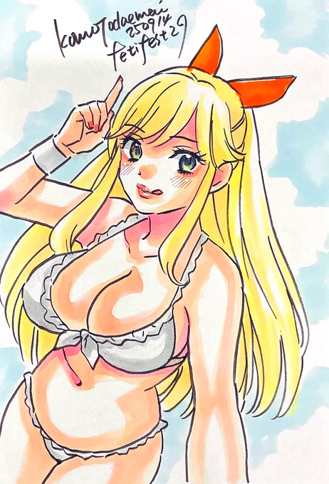 ラブエンジェル愛奈 #フェチフェス29 ラメ顔料で塗り塗りしてるから とってもシャイニーなんです現物は