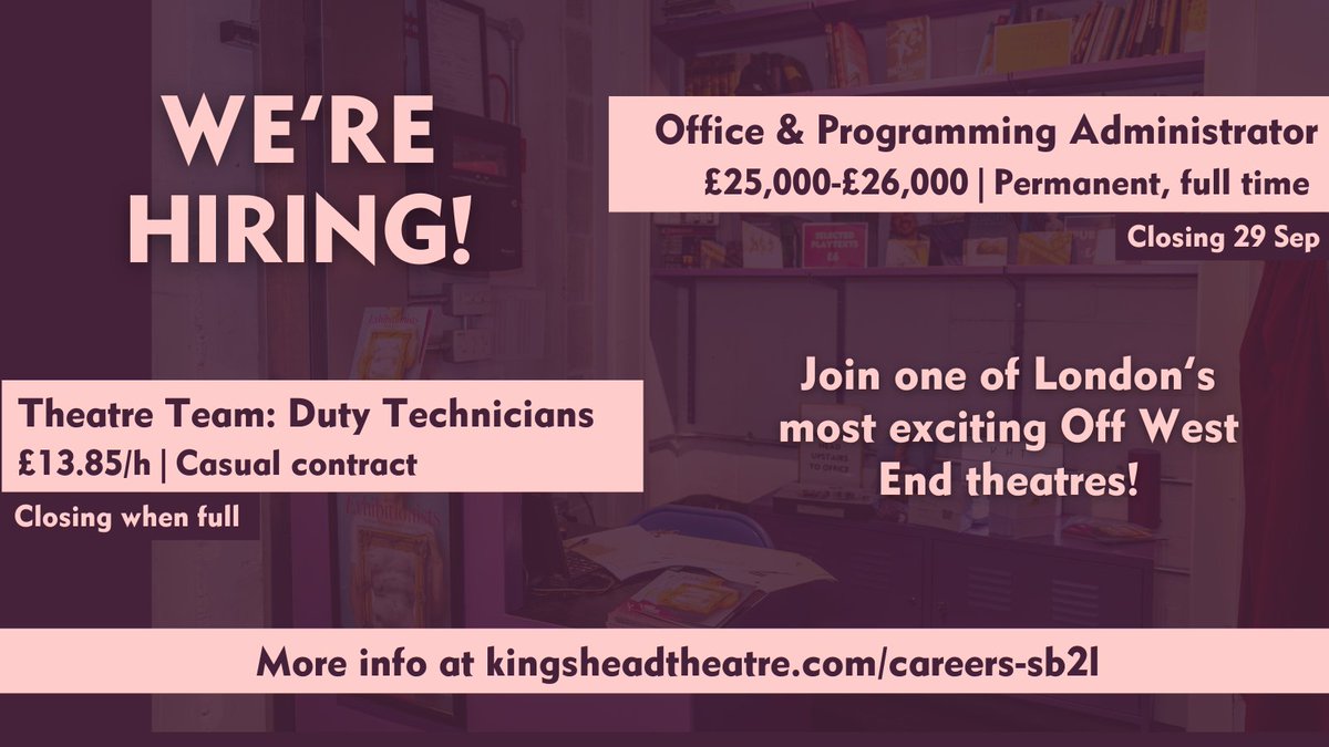 King's Head Theatre tweet media