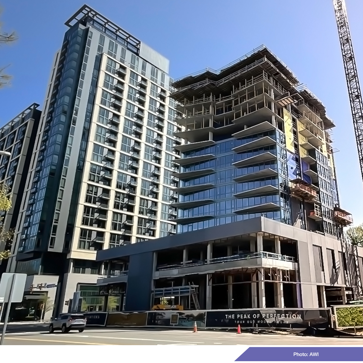 advancedwindow's tweet image. Throwback pictures to our AWI window installation teams hard at work on Monarch in Tysons, VA. Loved this project and its unique and modern design. Partners: Renaissance Centro, WDG, Hoar Construction.