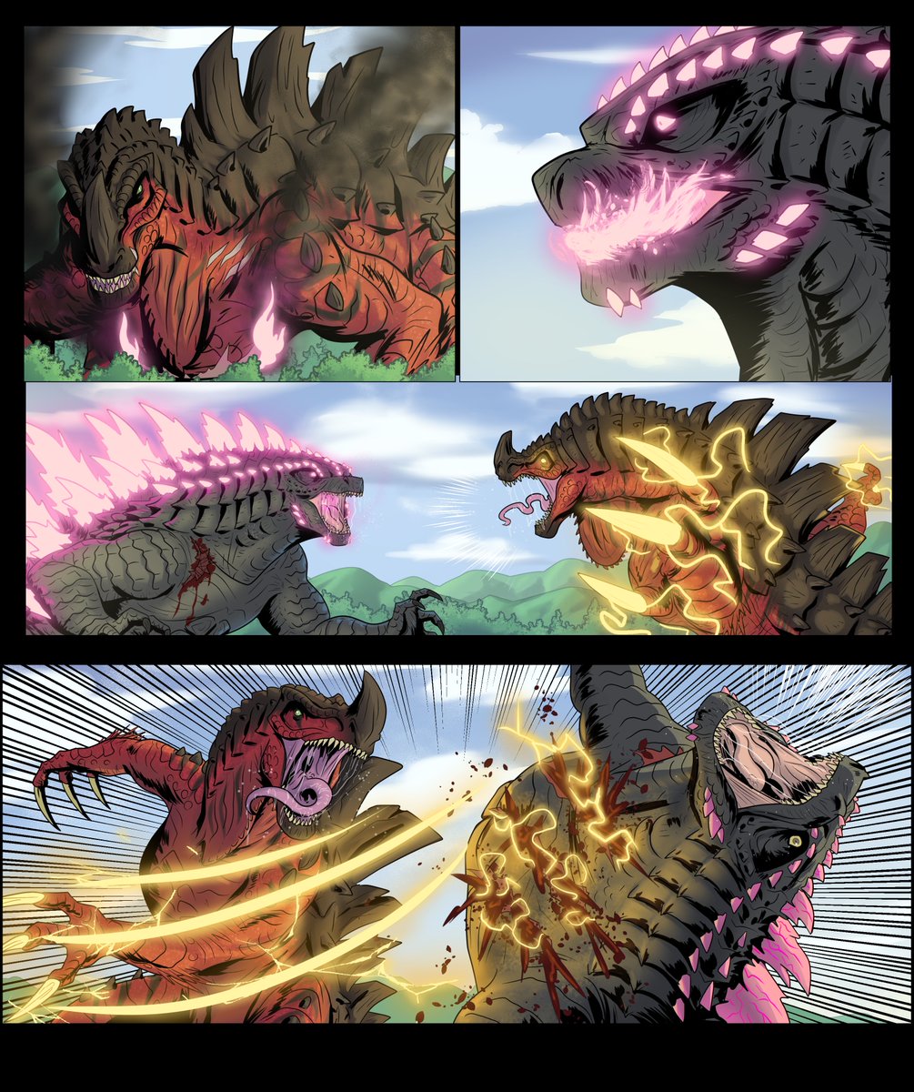 PXLR29's tweet photo. Godzilla Rebellium 
Página 16 https://t.co/3KbG8DAWA6
