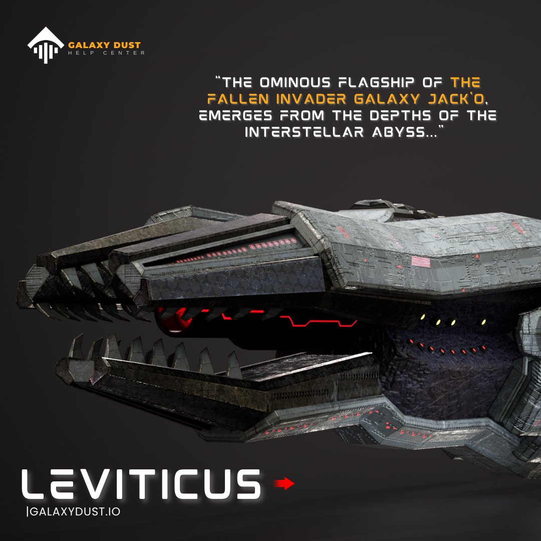 Galaxydustx's tweet photo. ⚠️LEVICTICUS HAS ARRIVED
One of the most powerful ships in Galaxy Dust Online.
Forged in the shadows, built for domination.
💥 Firepower unmatched
🧠 Strategic value in conquest
🎮 Alpha version drops soon.
🚀 Join the war. Lead the future.
📲 https://t.co/hWgD6L2N9z
#GalaxyDust https://t.co/Mg3SBgJBpz