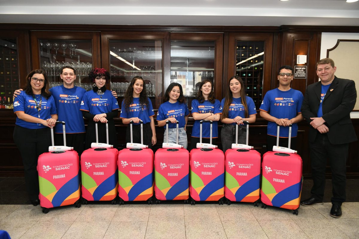 Sete competidores do Senac PR, junto com seus treinadores e equipe técnica, já estão prontos para embarcar rumo à 5ª edição das Competições Senac, que acontece de 18 a 20 de setembro, no Rio de Janeiro.
Acompanhe de perto essa jornada nas nossas redes! #Senac #CompetiçõesSenac