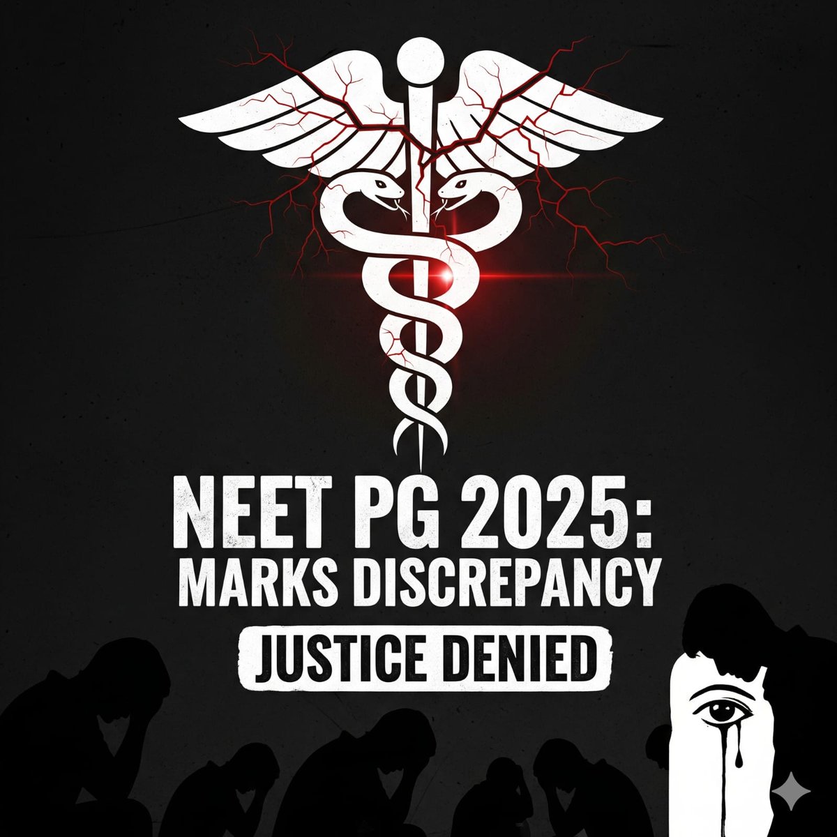 rmgitte70's tweet image. NBEMS stole our marks, our dreams, our future.
How can 70–150 marks vanish for thousands?
We won’t stay silent—justice must be served. #neetpg2025  #NEETPGscam 
#NeetPgMarksDiscrepancy 
@PhysicswallahAP @nitishrajpute @RahulGandhi