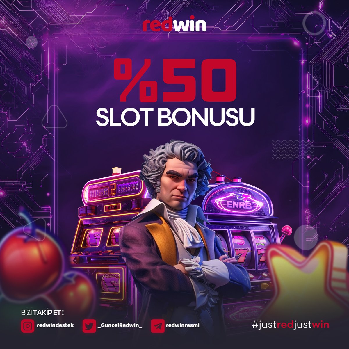 #RedWin'de Yatırımını Yap, Bonus Al❗️

Min. 100₺ Yatırımlarınıza %50 Slot Bonusu❗️
Kazananların Adresi Redwin❗️

Her Gün Kazanma Şansı için: rdwn.pw/redwingiris