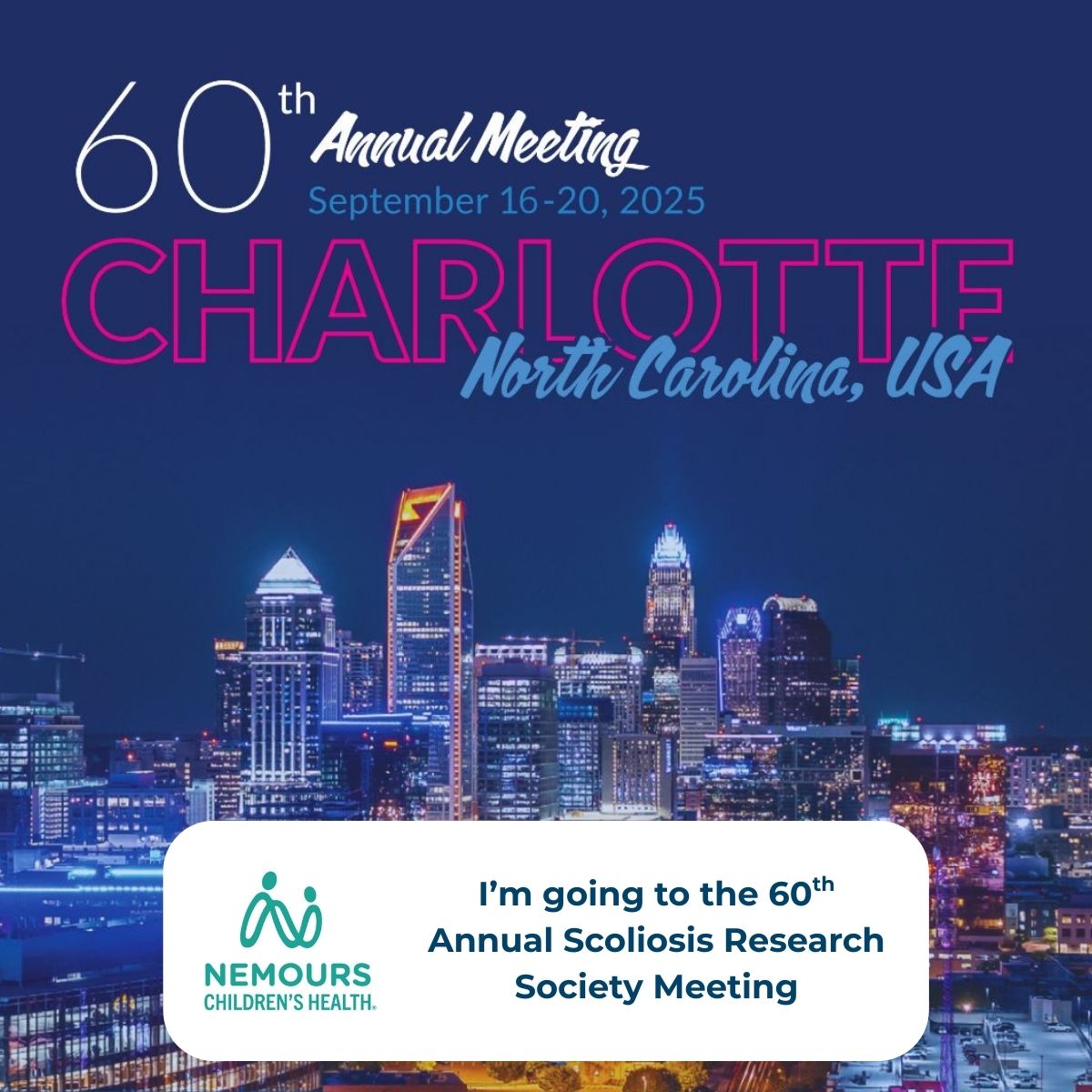 I am attending the 60th Annual Scoliosis Research Society Meeting, where collaboration and innovation continue to drive meaningful progress in spine care. This year, I contributed to several research studies alongside colleagues from the Setting Scoliosis Straight &amp; Harms Study