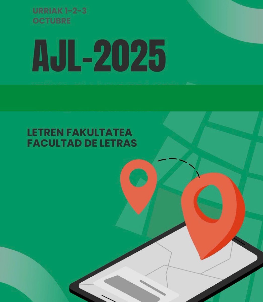 #AJL2025

XXXIX Congreso Internacional de la Asociación de Jóvenes Lingüistas

Vitoria 🇪🇸: <a href="/ajl_info/">AJL</a> <a href="/AJL_2025/">AJL Vitoria-Gasteiz 2025</a> <a href="/upvehu/">UPV/EHU</a>, 1-3 de octubre.
Info: ehu.eus/es/web/heis/aj…