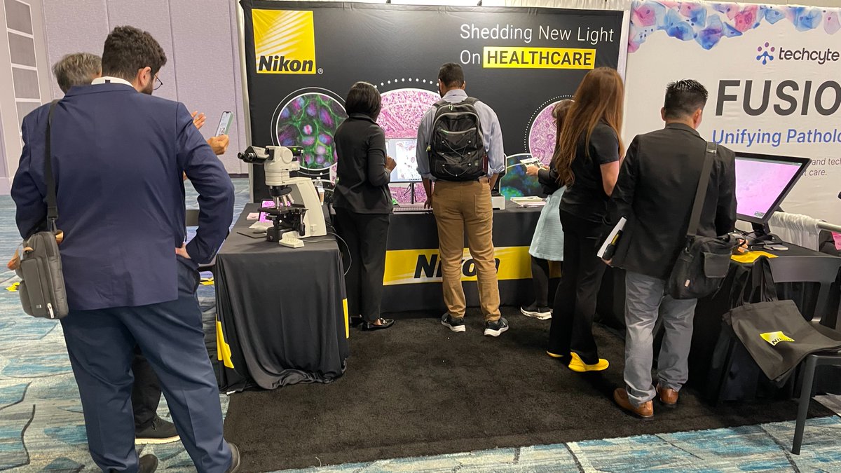 NikonInst's tweet photo. 📢 #CAP25 is in full swing - come see us at booth 200!
🔬 We're excited to have our top #Microscope solutions for #Pathology on hand, including the ECLIPSE Ui digital microscope and @precipoint R8 #SlideScanner.
🔗 More info: https://t.co/zvxmwMRgOV
#ClinicalLaboratory https://t.co/7hETGSMLjd