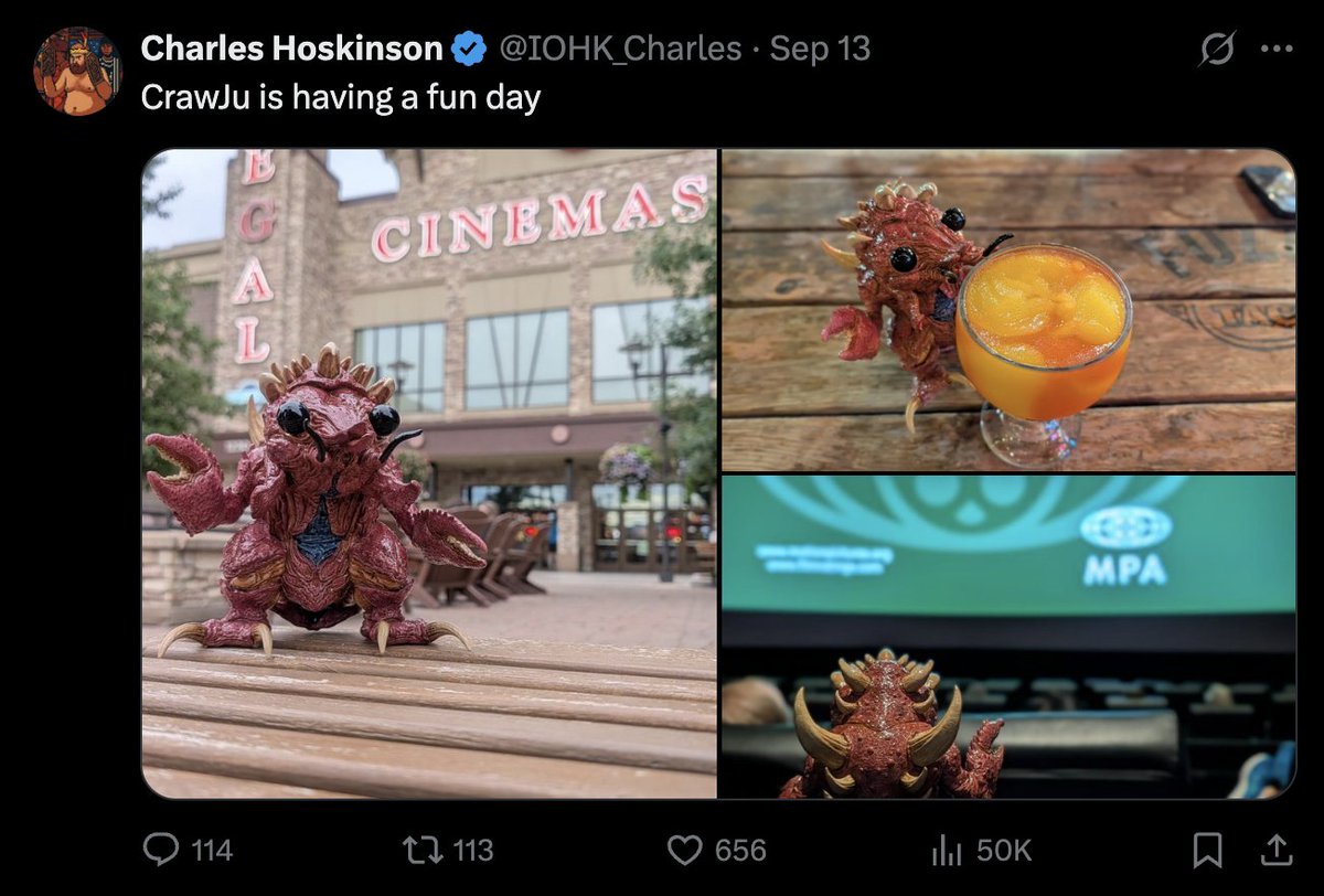 When you think about it, $CRAWJU is kind of a bet that Charles will have a nice day outside