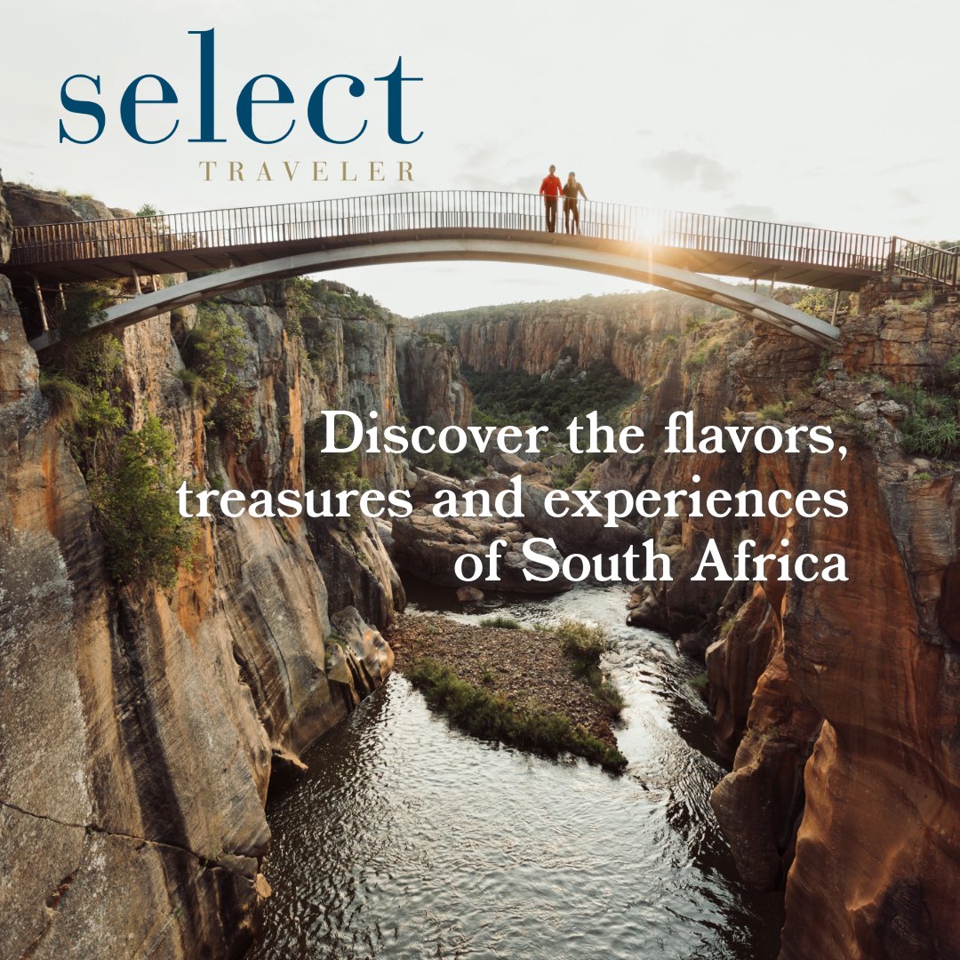 SelectTraveler's tweet image. Dive deep into the culture of South Africa with unique adventures like safaris and local markets. Don’t forget to take your groups to the picturesque national parks too!

Read in the fall edition of the Select Traveler: lnk.bio/s/4e3c1

📷: SouthAfrica.net