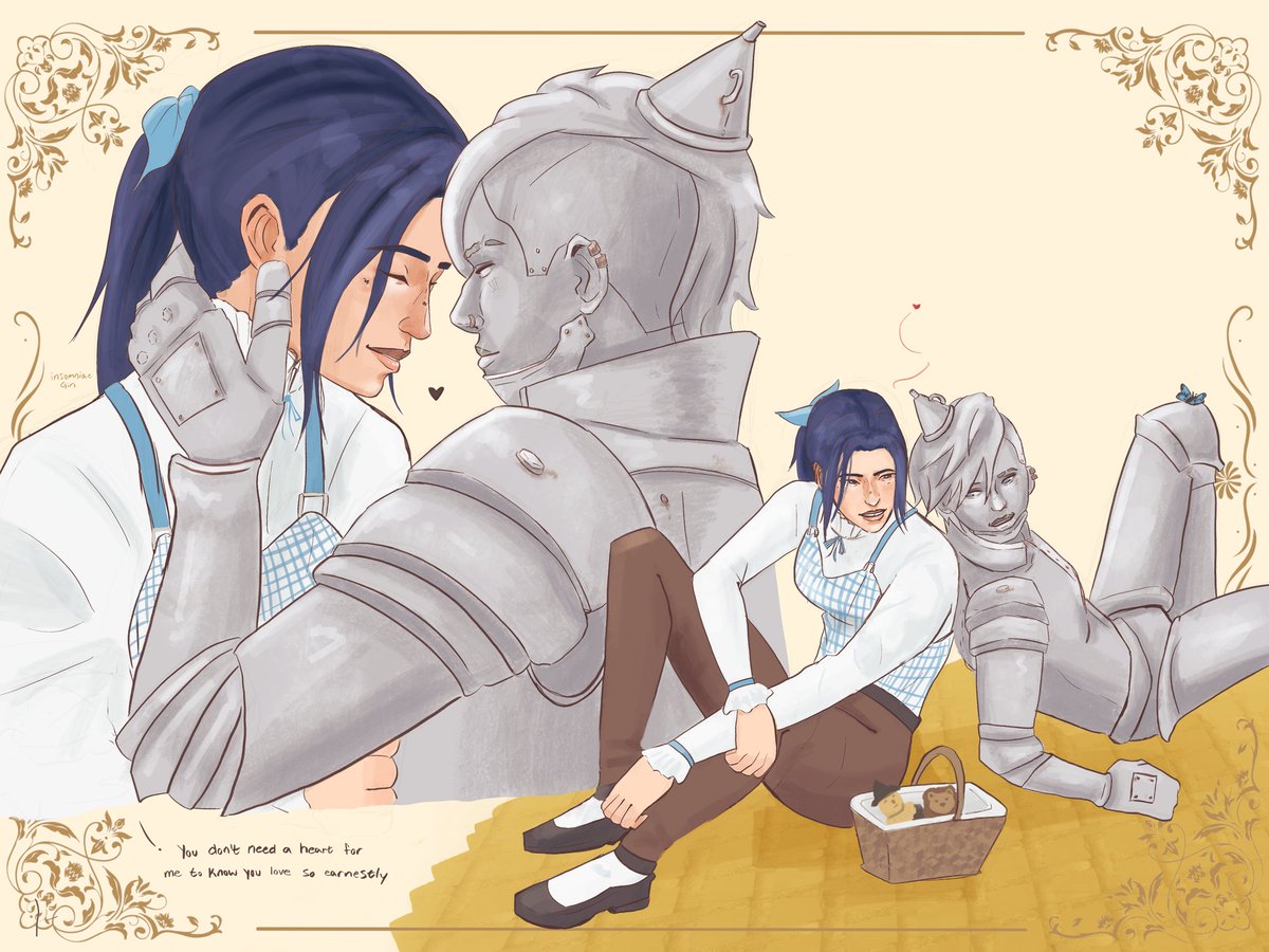 #whimsyweek Day 1: Fairytale Wizard of Oz
Caitlyn Dorothy and Tinman Vi 
#arcane #caitvi