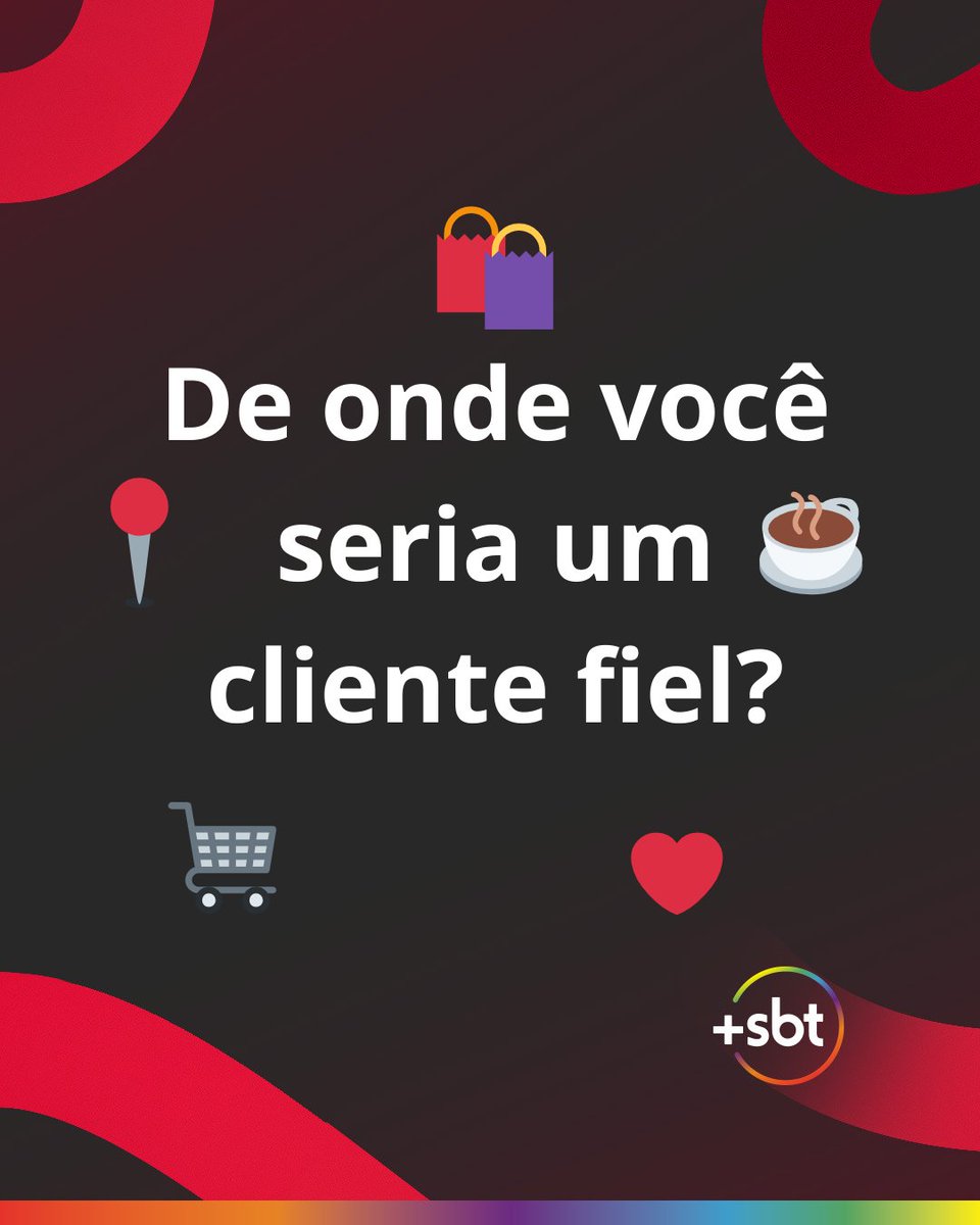 maissbtoficial's tweet image. Fidelidade é tudo, né? Imagina só ter um desconto vitalício nesses lugares ☕🥖😂
E você, seria cliente fiel de qual desses comércios clássicos? 👀 Conta pra mim!

#MaisSBT #SBT #DiadoCliente