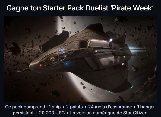 Scogame_'s tweet photo. A l'occasion de la #CitizenCon2955, je vous fait gagner un Starter Pack #StarCitizen ⬇️​ 

https://t.co/UBqFSYbdsC

Venez nous rejoindre dans le verse !! 🚀 https://t.co/iZHYAV1Rb9