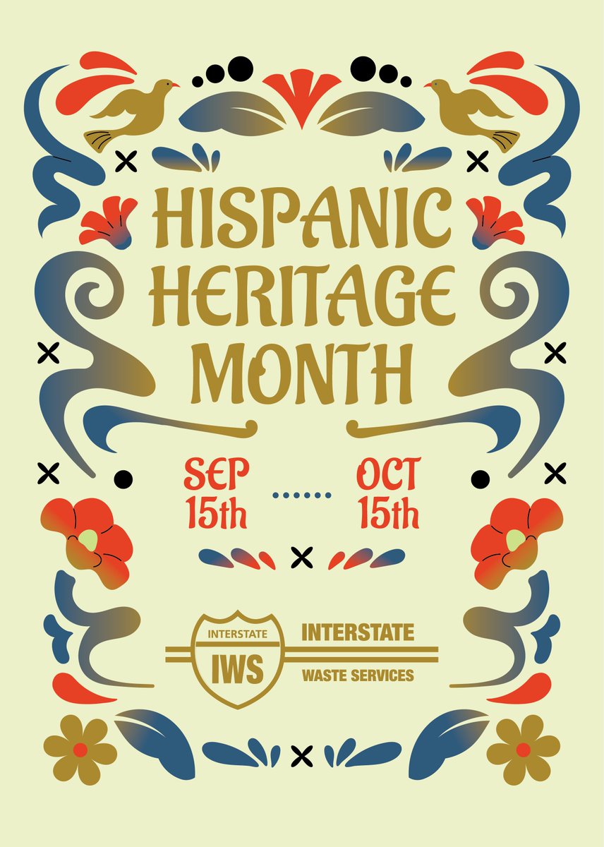 This month we celebrate the rich histories, cultures, and contributions of #Hispanic and #LatinoAmericans who have positively influenced our company and communities!
#InterstateWaste #InterstateWasteServices #ActionEnvironmental #ActionCarting #HispanicHeritageMonth