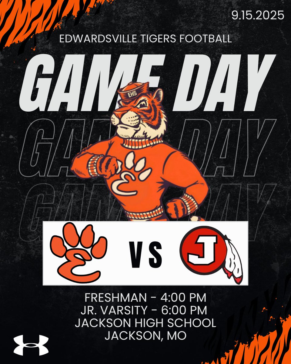 CoachJakeFoster's tweet image. EHS Freshman &amp;amp; JV Football travels to Jackson, MO tonight! @TigerFootball_