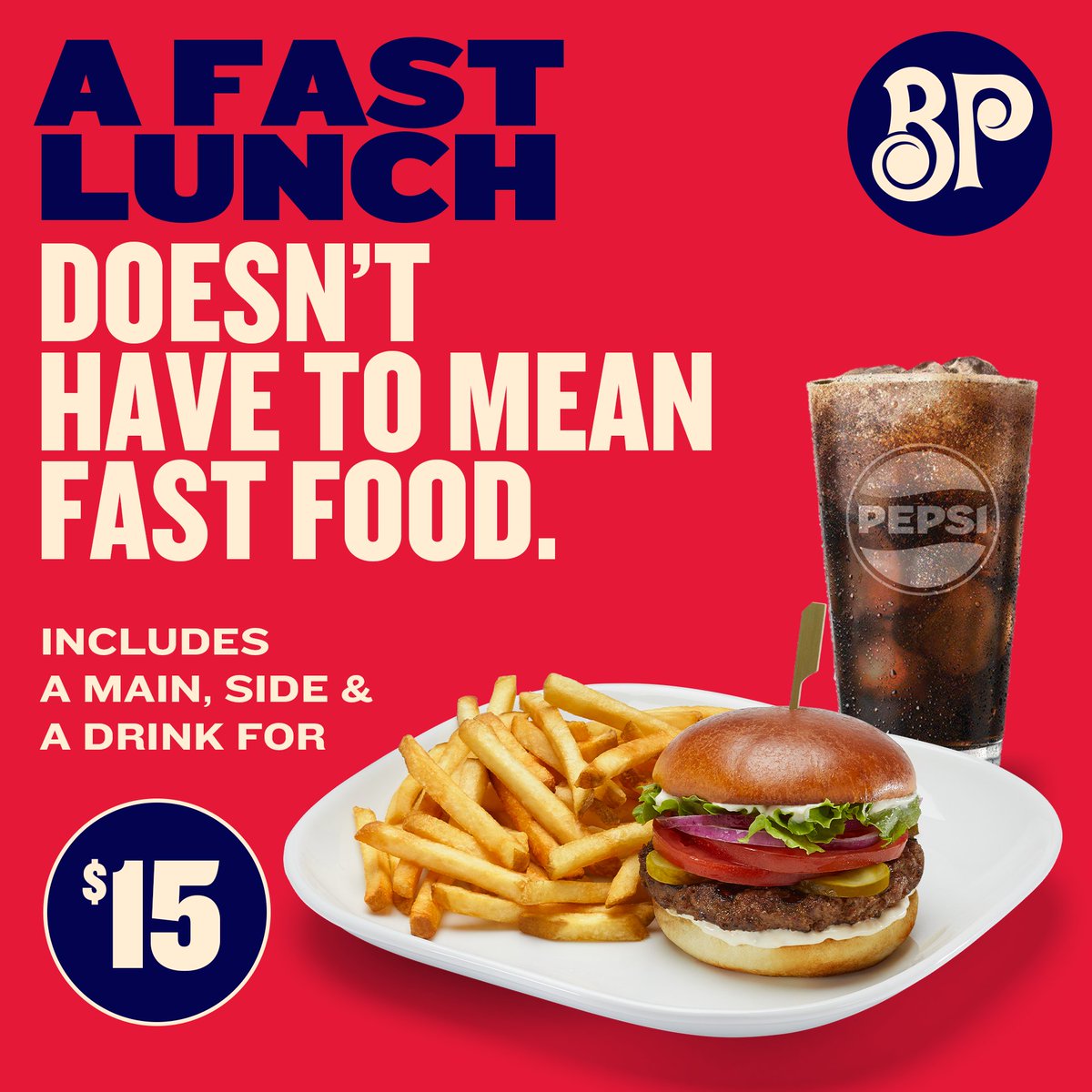 Perfect for refuelling your day without breaking the bank. 🍕

Dine-in only. Conditions apply. 

#BostonPizza #Lunch