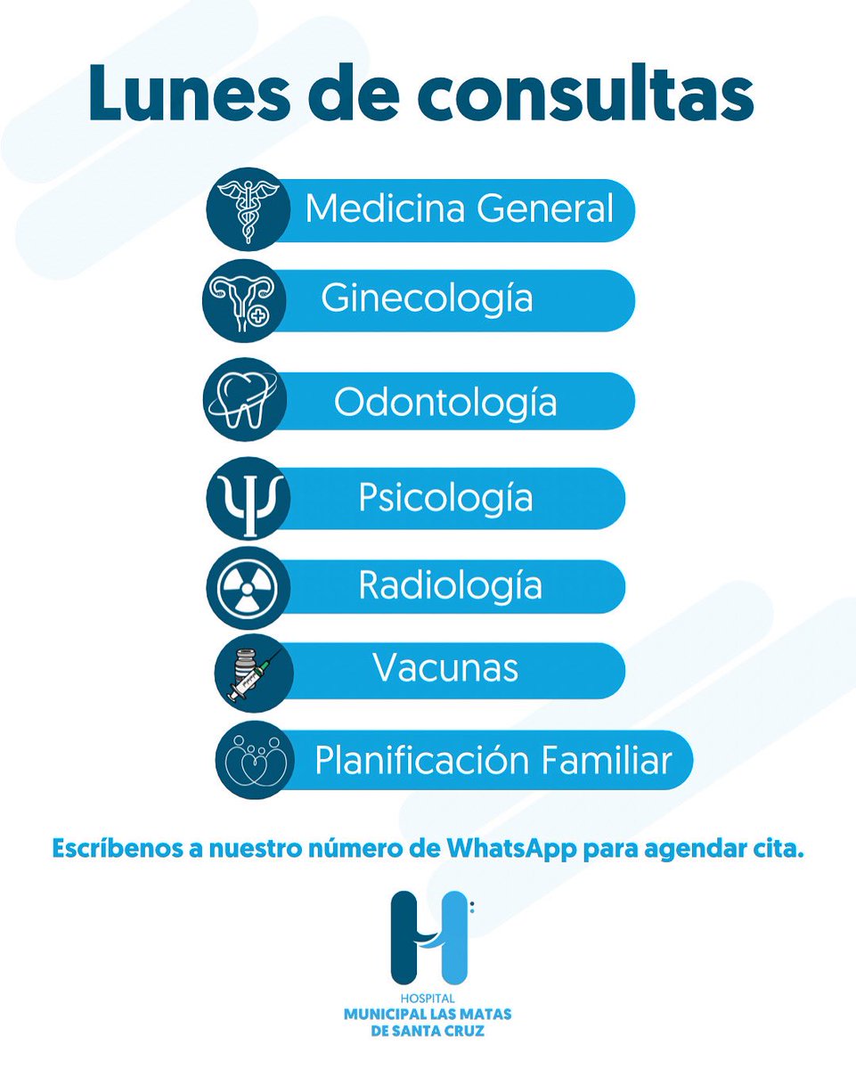 Tu salud en manos de expertos. 🫶

📲 Escríbenos al 809-695-6720 y agenda tu cita ya. 

#hmlmsc 
#consultas
#iniciodesemana
#salud
#bienestar