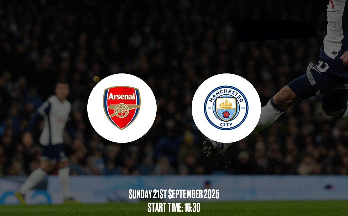 #Sunday #showdown
#Arsenal v #ManCity at 16:30 to end the #PremierLeague week.

Join us on the day or book via link in bio.

#ARSMCI