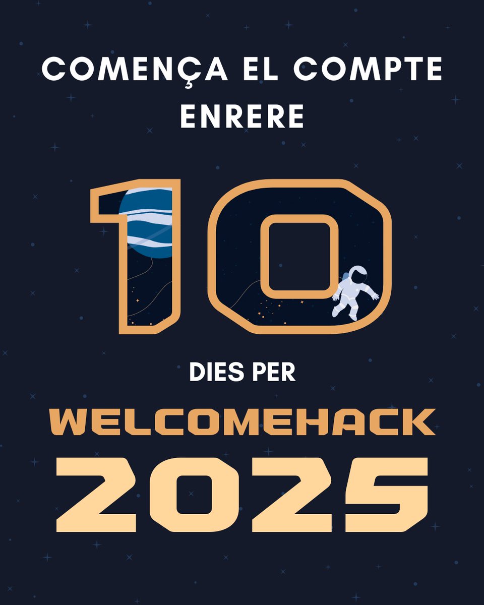 lleidahack's tweet photo. ☀️📅 Comença un nou curs, i axó significa que torna la #WelcomeHack! 🎉 En tan sols 10 dies tots els benvinguts i benvingudes de l'EPS hi podreu participar!
🚀💻. Ben aviat pujarem més informació, així que estigueu atents a les nostres xarxes! 👀📲 #Udl #TechEvents https://t.co/RLvwCSvWGt