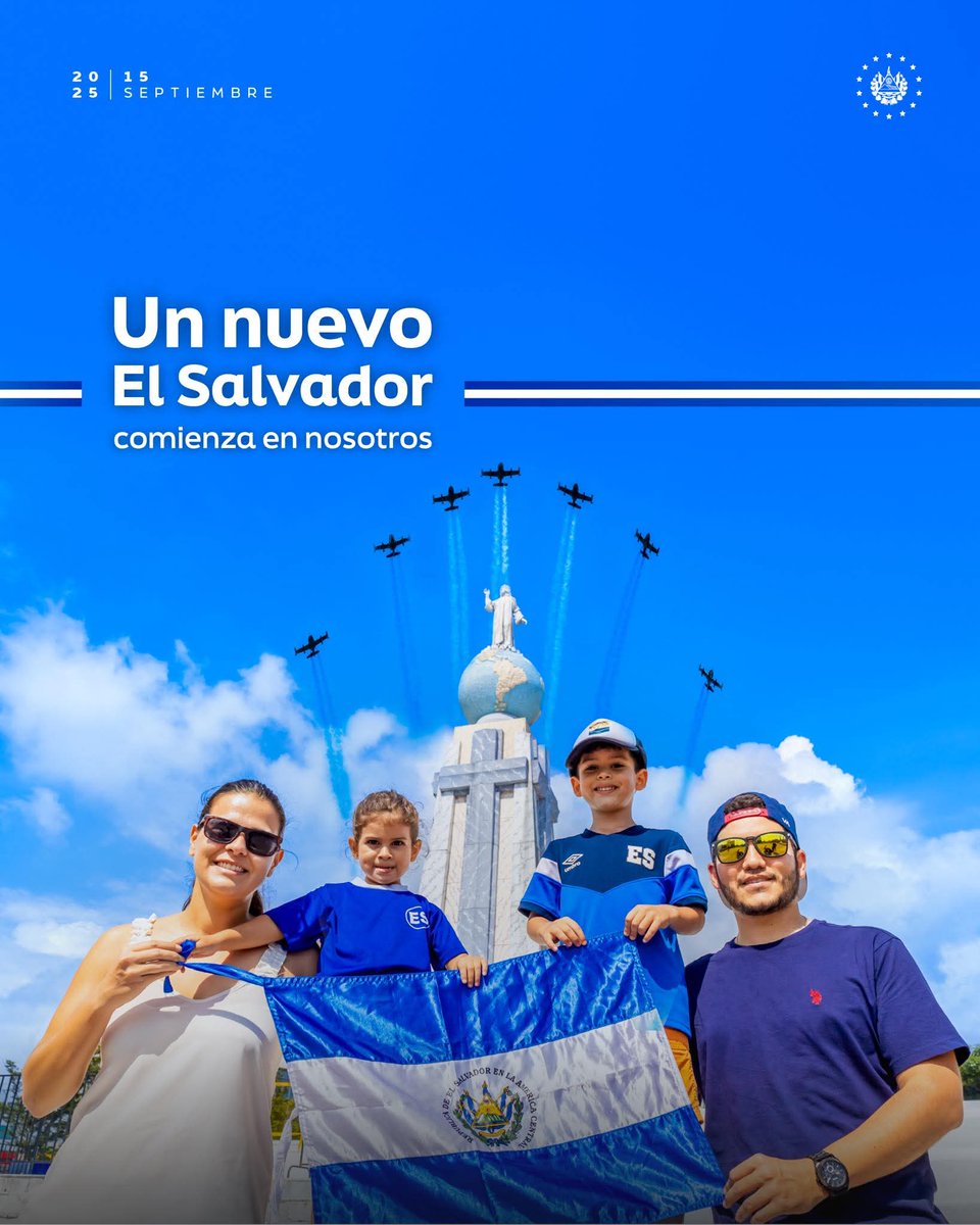 Un nuevo El Salvador comienza con nosotros. 🇸🇻