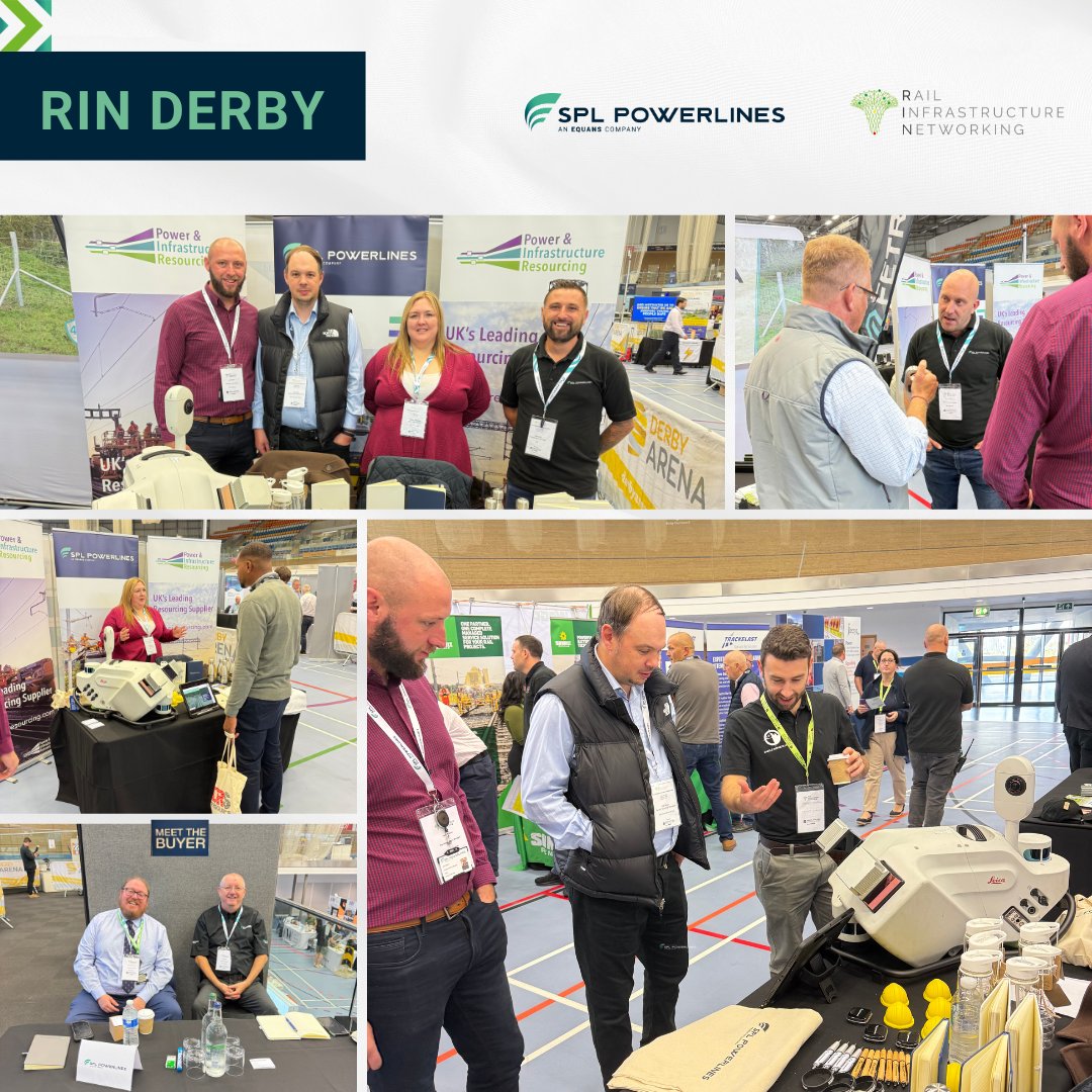 splpowerlinesuk's tweet image. We had a fab time exhibiting at #RINDerby last week!

It was a fantastic opportunity to showcase our #MobileMapping &amp;amp; connect with industry leaders.

Our #Procurement team thoroughly enjoyed being on the #MeetTheBuyer panel and are excited to explore future collaborations. 🤝