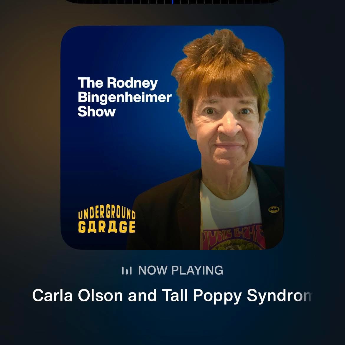 Tall Poppy Syndrome (@tpsbandofficial) on Twitter photo Thank you to Rodney Bingenheimer for including Carla Olson and Tall Poppy Syndrome’s single “Is It True” last night on his “Best Of” show in <a href="/littlesteven_ug/">Little Steven's Underground Garage</a>.
Rodney world-premiered the track one year ago this week.
CD now available, vinyl out 11/14.
tresmelomusique.bigcartel.com Thank you to Rodney Bingenheimer for including Carla Olson and Tall Poppy Syndrome’s single “Is It True” last night on his “Best Of” show in <a href="/littlesteven_ug/">Little Steven's Underground Garage</a>.
Rodney world-premiered the track one year ago this week.
CD now available, vinyl out 11/14.
tresmelomusique.bigcartel.com