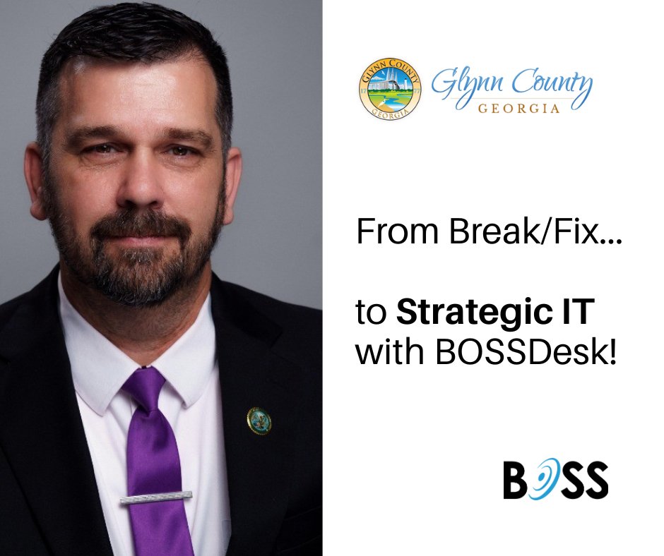 BOSS2U's tweet image. Glynn County ditched the spreadsheet-style help desk and turned BOSSDesk into a strategic IT planning tool. 📊 Metrics. Reports. Growth. #BOSSDesk #StrategicIT #TicketingSystem