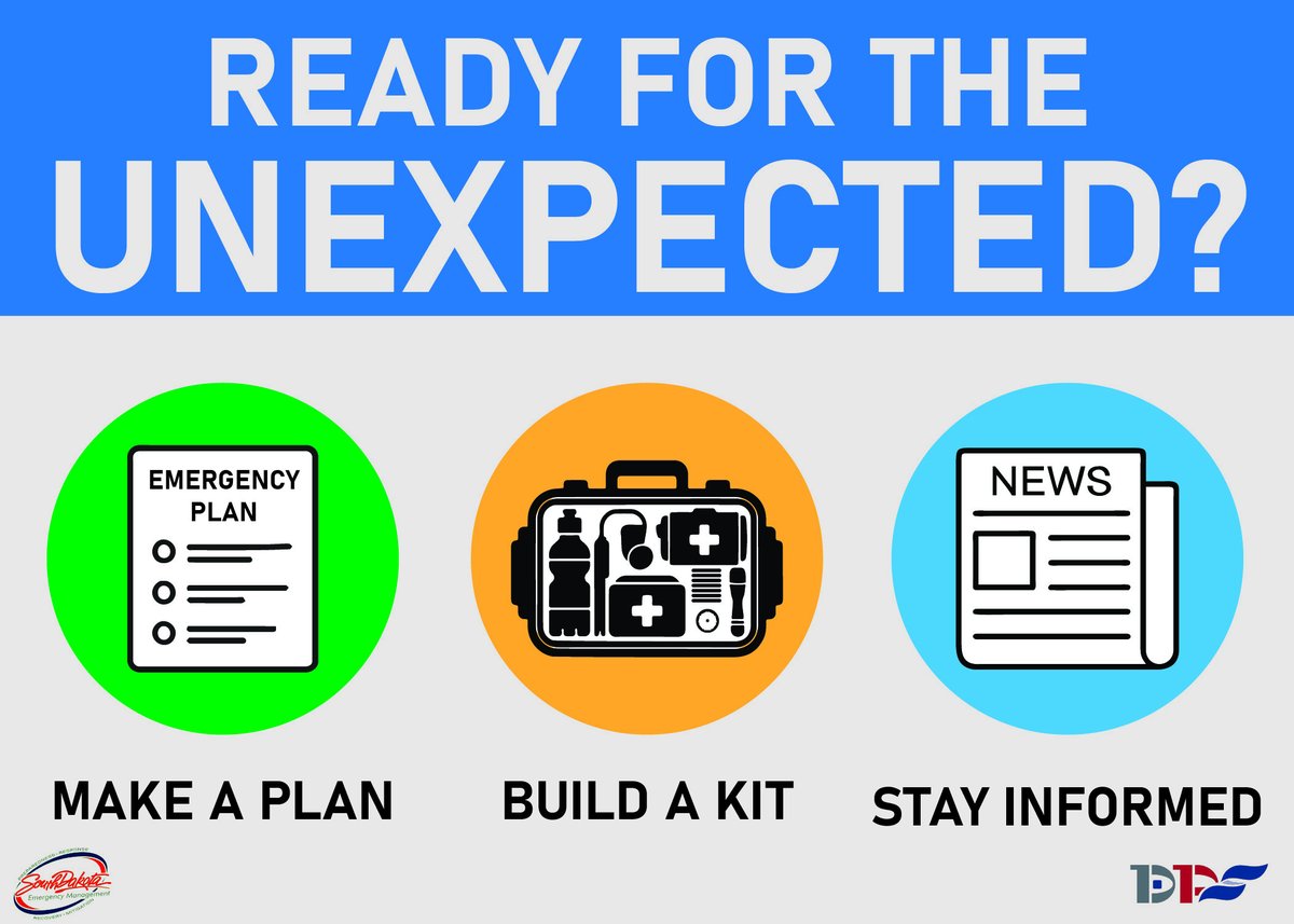 September is National Safety Preparedness Month! Are you ready for the unexpected? From natural disasters to power outages, being prepared can save lives. #keepSDsafe