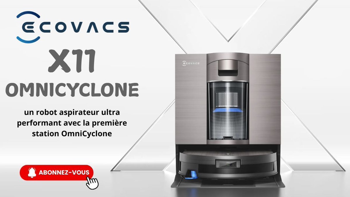 UX_Tech_FR's tweet image. Le tout nouveau Ecovacs X11 OMNICYCLONE est en offre de lancement :
👉 Amazon : amzn.to/4mZq7Fq
👉 Boulanger : fnty.co/c/r-iDzjWoxK 

Et découvrez-le en vidéo :
youtu.be/LYzjpoksY5k

#Ecovacs #X11OMNICYCLONE #Nettoyage #IFA2025 #UxTech