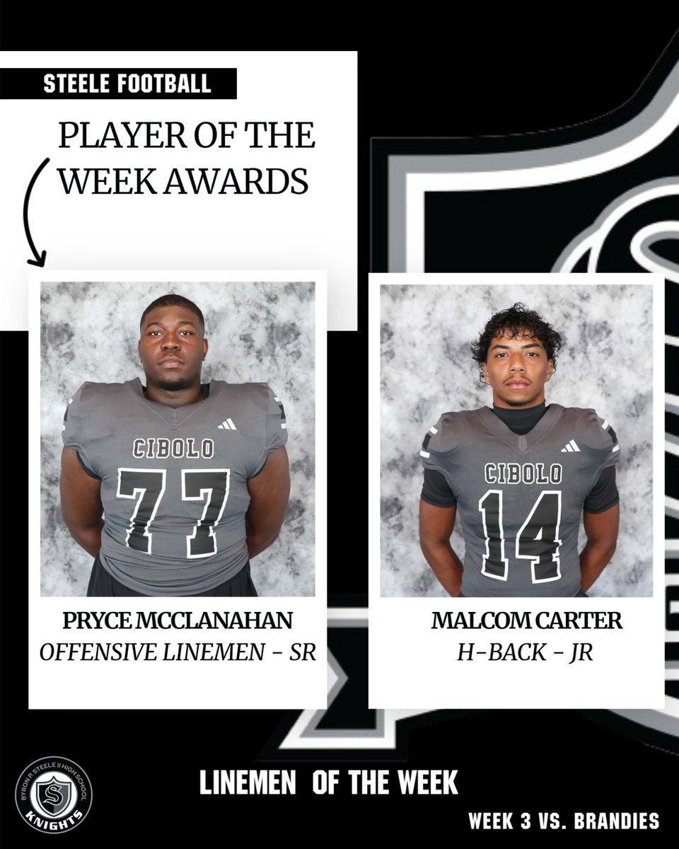 Football_Steele's tweet image. Linemen of the Week ‼️⚔️⚔️⚔️ 

#TTP | #6sec