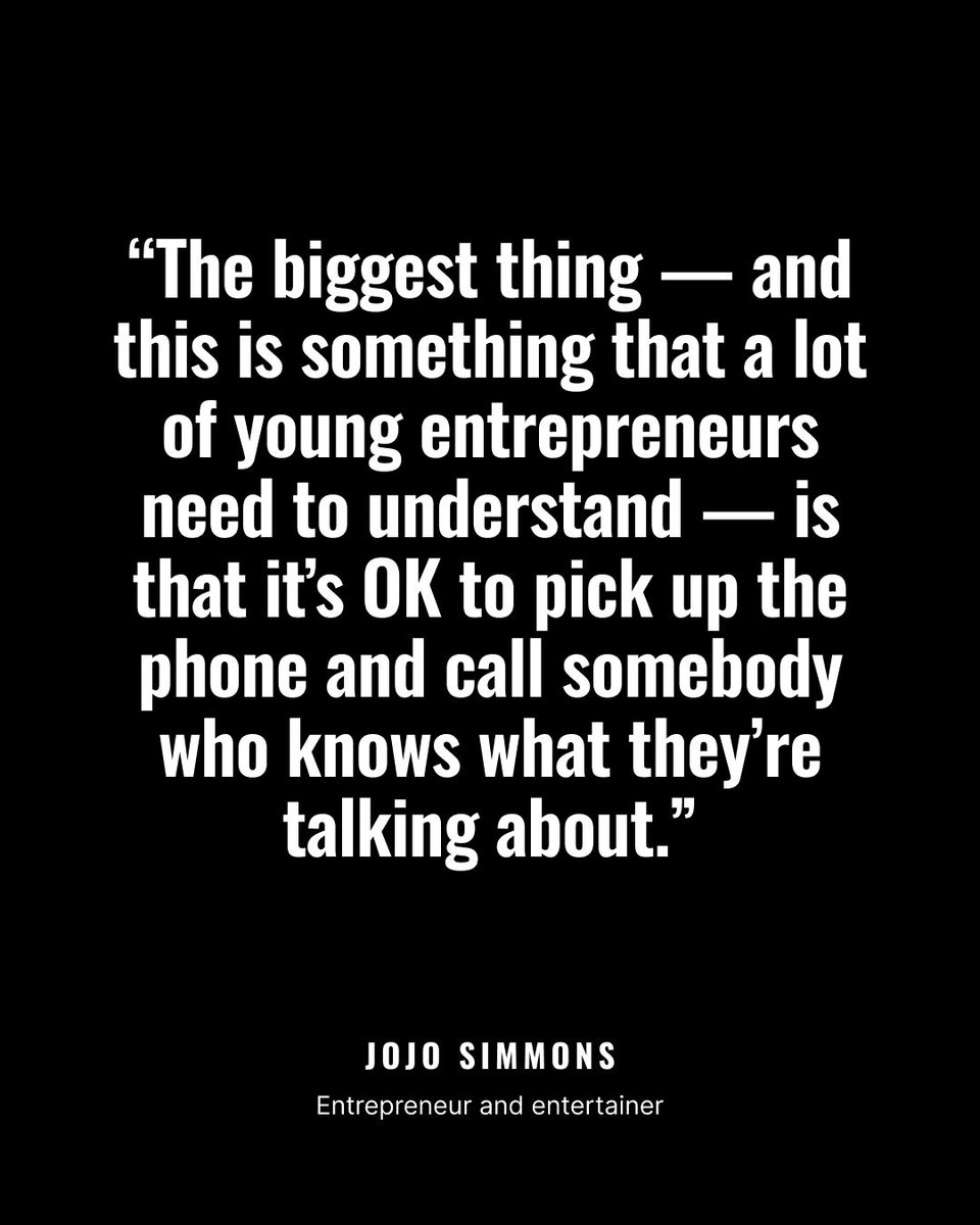 bigthink's tweet image. How to lead by listening | Interview with JoJo Simmons @RealJojoSimmons #BTBusiness #Interview
"I like to lead by listening. I like to listen to everyone around me, and especially to the people we hire and trust to do their job. Of course, I give input and step in when needed,…