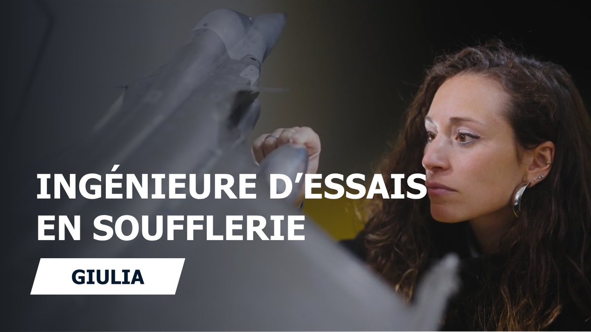 [#Portrait]
🎥Quand la passion pour l’aéronautique devient métier.

bit.ly/47BXnhq 

Giulia est ingénieure d’essais en soufflerie à l’ONERA depuis 2023. Un métier à la croisée de la technique, de la coordination et du travail d’équipe, dans un domaine où chaque jour rime