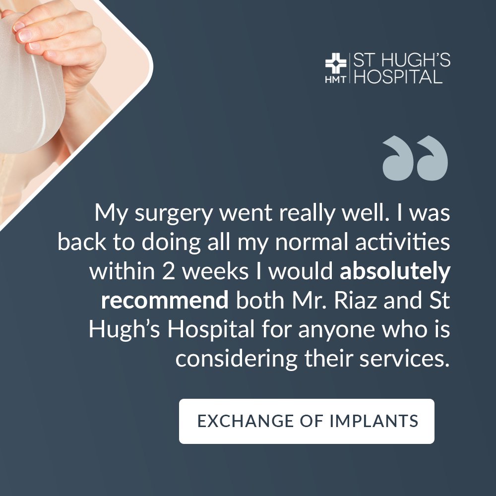 HMTStHughs's tweet image. “All the staff at St Hugh’s were brilliant, nothing was too much!”

From first consultation to recovery, hear from a patient who has been through the process as they re-tell their cosmetic surgery journey.

#CosmeticSurgery | #StHughsHospital | #HMTStHughs | #Implants