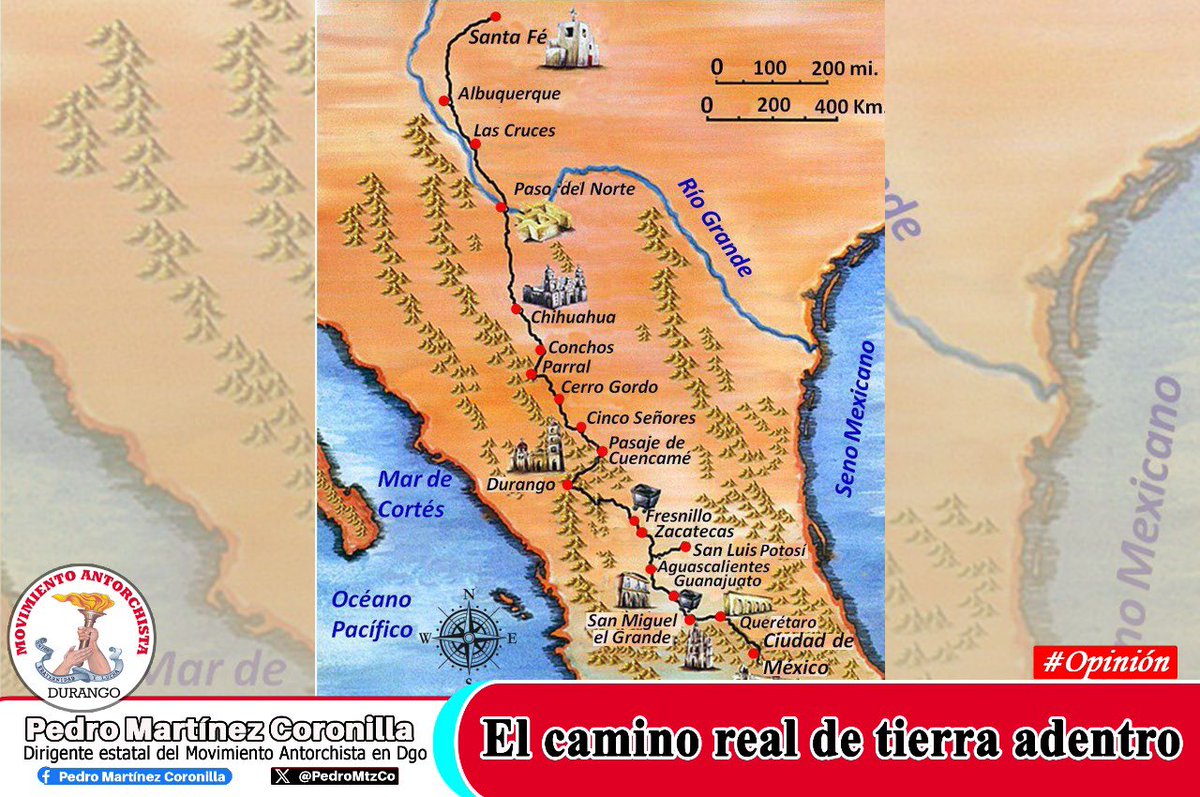 #Opinión: El camino real de #TierraAdentro | “El sueño de encontrar grandes riquezas seguía obsesionando a #exploradores y #conquistadores, moviéndolos a emprender audaces intentos de #expansión más allá de la tierra arrebatada en las primeras victorias."

facebook.com/share/p/17QSy8…
