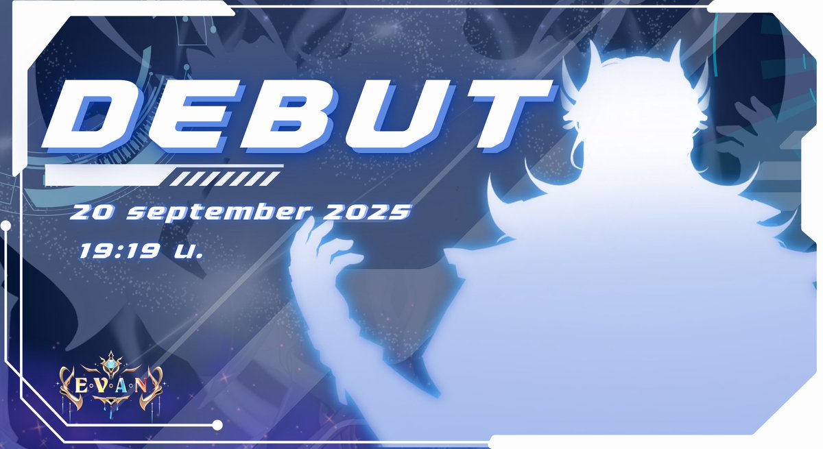 【🔴Debut】✧ First meeting ✧

💎20 Sep 25  
19:19 O'clock (GMT+7)

เจอกันได้ที่ ✴️: youtube.com/live/x-p4qzs4L…

#VtuberTH #Debut
#EVANFate